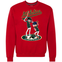 Oakland Athletics Baseball Rick And Morty Sweatshirt - The White Eagles