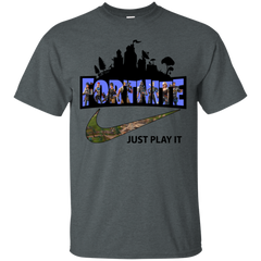 Fortnite Just Play It Nike Logo Cotton T-Shirt - The White Eagles