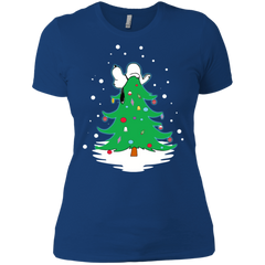 Snoopy Tree Christmas The Peanuts Movie Ladies' Shirt - The White Eagles