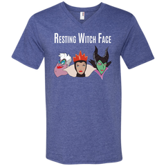Maleficent Disney Shirt. Resting Witch Face Halloween Shirt Men's V-Neck T-Shirt - The White Eagles
