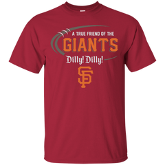 Dilly Dilly Ny Giants A True Friend Of The Giants Cotton T-Shirt - The White Eagles