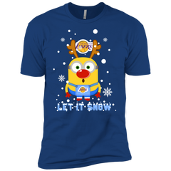 Minion Los Angeles Lakers Ugly Christmas Sweaters Let It Snow Men's Sleeve Shirt - The White Eagles