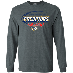 Dilly Dilly A True Friend Of The Nashville Predators LS Cotton T-Shirt - The White Eagles