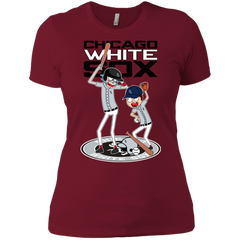 Chicago White Sox Baseball Rick And Morty Ladies' Shirt - The White Eagles