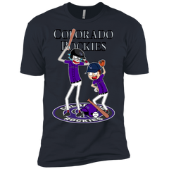 Colorado Rockies Baseball Rick And Morty Men's Sleeve Shirt - The White Eagles