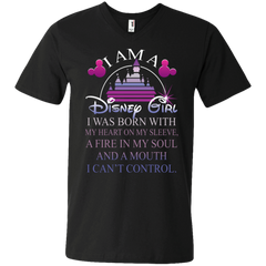 I Am A Disney Girl I Can't Control T-shirts Men's V-Neck T-Shirt - The White Eagles