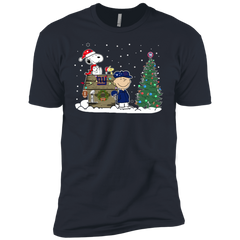 New York Giants Snoopy The Peanuts Ugly Christmas Sweater  Super Bowl Men's Sleeve Shirt - The White Eagles
