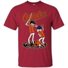 Baltimore Orioles Baseball Rick And Morty Cotton T-Shirt - The White Eagles