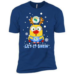 Minion Norfolk State Spartans Ugly Christmas Sweaters Let It Snow Men's Sleeve Shirt - The White Eagles