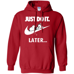 Just Do It The Peanuts Movie Snoopy Nike Logo Hoodie - The White Eagles