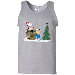 Carolina Panthers Snoopy The Peanuts Ugly Christmas Sweater  Super Bowl Tank Top - The White Eagles