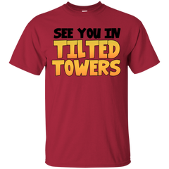 Fortnite See You In Tilted Towers Cotton T-Shirt - The White Eagles