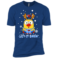 Minion Incarnate Word Cardinals Ugly Christmas Sweaters Let It Snow Men's Sleeve Shirt - The White Eagles