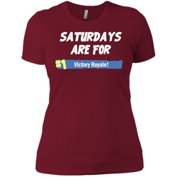 Fortnite Saturdays Are For Victory Royale Ladies' Shirt - The White Eagles