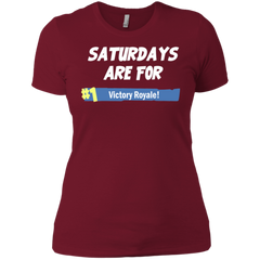 Fortnite Saturdays Are For Victory Royale Ladies' Shirt - The White Eagles