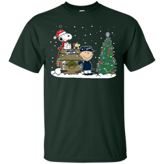 Seattle Seahawks Snoopy The Peanuts Ugly Christmas Sweater  Super Bowl Cotton T-Shirt - The White Eagles