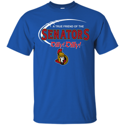 Dilly Dilly A True Friend Of The Ottawa Senators Cotton T-Shirt - The White Eagles