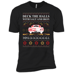 Deck The Halls With Salt And Iron Ugly Christmas Sweater Men's Sleeve Shirt - The White Eagles