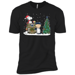 Los Angeles Rams Snoopy The Peanuts Ugly Christmas Sweater  Super Bowl Men's Sleeve Shirt - The White Eagles
