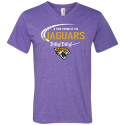 Dilly Dilly Jaguars A True Friend Of The Jaguars Men's V-Neck T-Shirt - The White Eagles