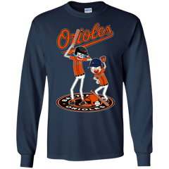 Baltimore Orioles Baseball Rick And Morty LS Cotton T-Shirt - The White Eagles