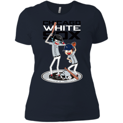 Chicago White Sox Baseball Rick And Morty Ladies' Shirt - The White Eagles