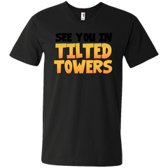 Fortnite See You In Tilted Towers Men's V-Neck T-Shirt - The White Eagles
