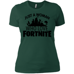 Fortnite Just A Woman Who Loves Fortnite Ladies' Shirt - The White Eagles