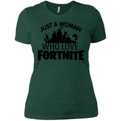 Fortnite Just A Woman Who Loves Fortnite Ladies' Shirt - The White Eagles