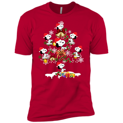 Christmas Is Coming Snoopy The Peanuts Movies Santa Claus Ugly Christmas Sweater Men's Sleeve Shirt - The White Eagles