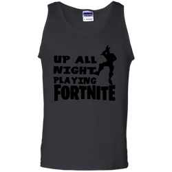 Fortnite Up All Night Playing Fortnite Tank Top - The White Eagles