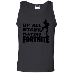 Fortnite Up All Night Playing Fortnite Tank Top - The White Eagles