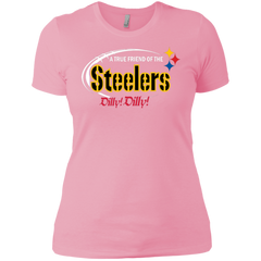 Dilly Dilly Pittsburgh Steelers A True Friend Of The Steelers Ladies' Shirt - The White Eagles