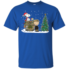 New Orleans Saints Snoopy The Peanuts Ugly Christmas Sweater  Super Bowl Cotton T-Shirt - The White Eagles