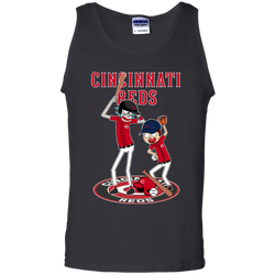 Cincinnati Reds Baseball Rick And Morty Tank Top - The White Eagles