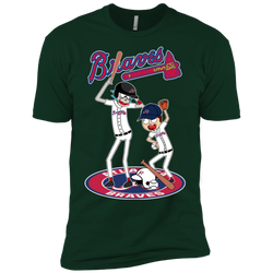 Atlanta Braves Baseball Rick And Morty Men's Sleeve Shirt - The White Eagles