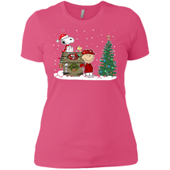 San Francisco 49ers Snoopy The Peanuts Ugly Christmas Sweater  Super Bowl Ladies' Shirt - The White Eagles