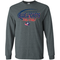 Dilly Dilly A True Friend Of The Columbus Blue Jackets LS Cotton T-Shirt - The White Eagles