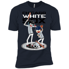 Chicago White Sox Baseball Rick And Morty Men's Sleeve Shirt - The White Eagles