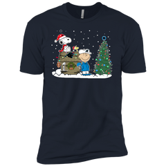 Carolina Panthers Snoopy The Peanuts Ugly Christmas Sweater  Super Bowl Men's Sleeve Shirt - The White Eagles