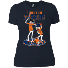 Houston Astros Baseball Rick And Morty Ladies' Shirt - The White Eagles