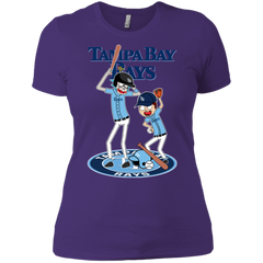 Tampa Bay Rays Baseball Rick And Morty Ladies' Shirt - The White Eagles