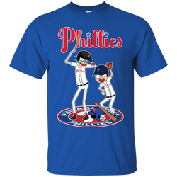 Philadelphia Phillies Baseball Rick And Morty Cotton T-Shirt - The White Eagles