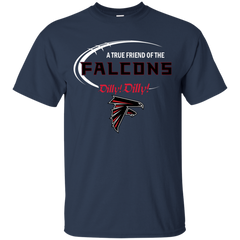Dilly Dilly Atlanta Falcons A True Friend Of The Falcons Cotton T-Shirt - The White Eagles