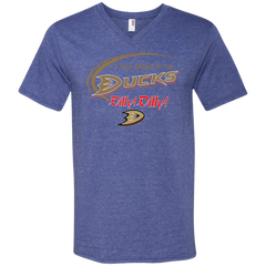Dilly Dilly A True Friend Of The Anaheim Ducks Men's V-Neck T-Shirt - The White Eagles