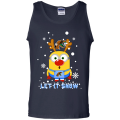 Minion Florida A&m Rattlers Ugly Christmas Sweaters Let It Snow Tank Top - The White Eagles