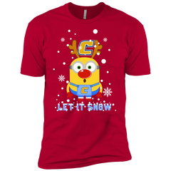 Minion Chattanooga Mocs Ugly Christmas Sweaters Let It Snow Men's Sleeve Shirt - The White Eagles