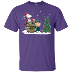 Philadelphia Eagles Snoopy The Peanuts Ugly Christmas Sweater  Super Bowl Cotton T-Shirt - The White Eagles