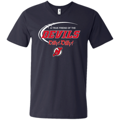 Dilly Dilly A True Friend Of The New Jersey Devils Men's V-Neck T-Shirt - The White Eagles
