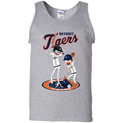 Detroit Tigers Baseball Rick And Morty Tank Top - The White Eagles